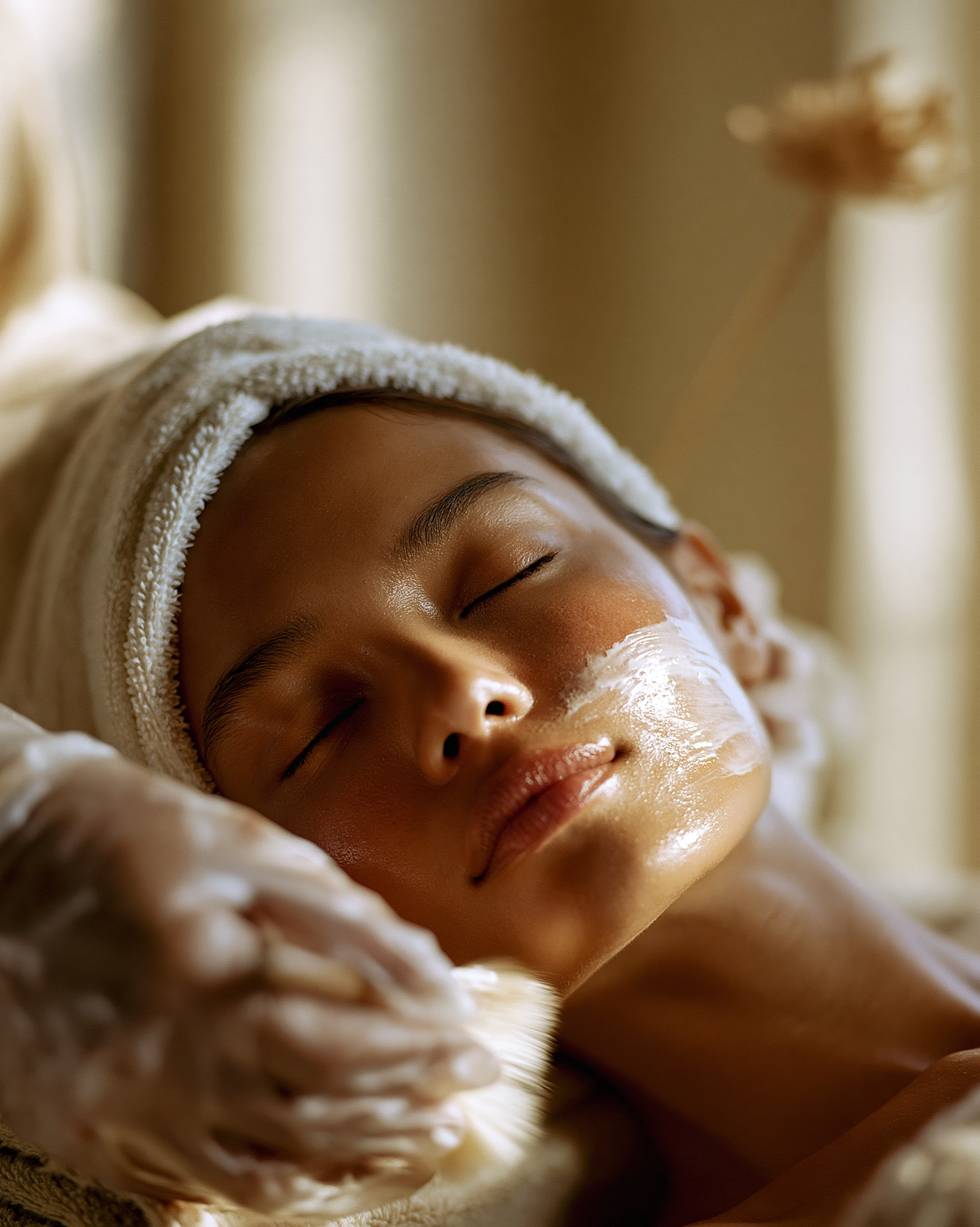 Skin clarity improvement during treatment progress